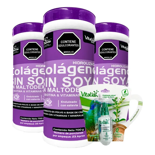 3x Colageno Vainilla Vitaliah