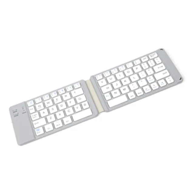 Mini Teclado Plegable Portátil Blanco Para Computadora Portá
