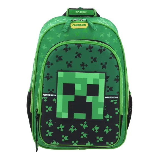 Chenson Escolar Mc66084-g mochila grande minecraft color verde
