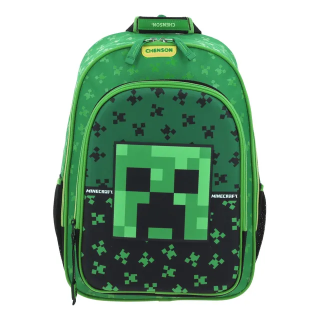 Chenson Escolar Mc66084-g mochila grande minecraft color verde