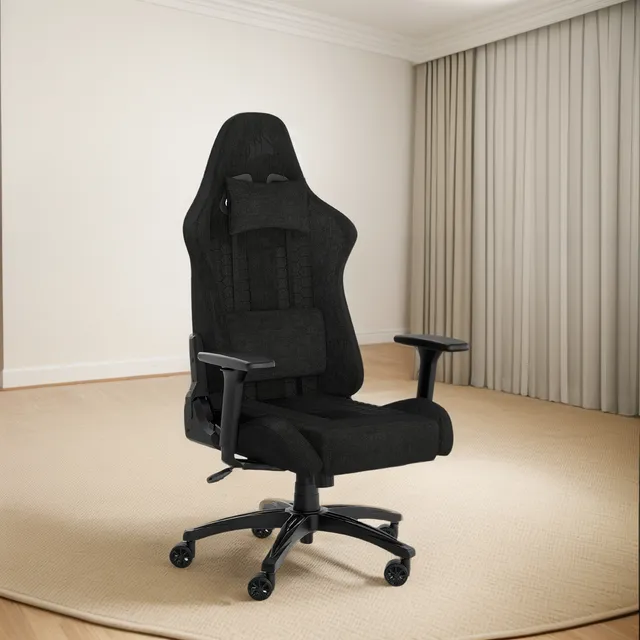 Silla Gamer Corsair Tc100 Relaxed Fabric Tela Comoda Negro