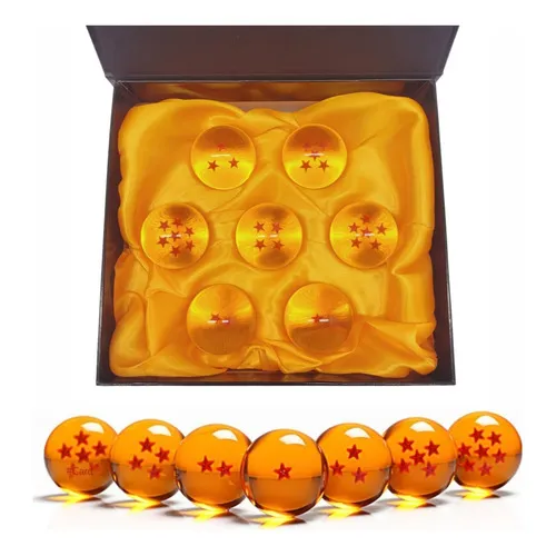 Esferas Del Dragon De Cristal Con Estuche Dragon Ball Z