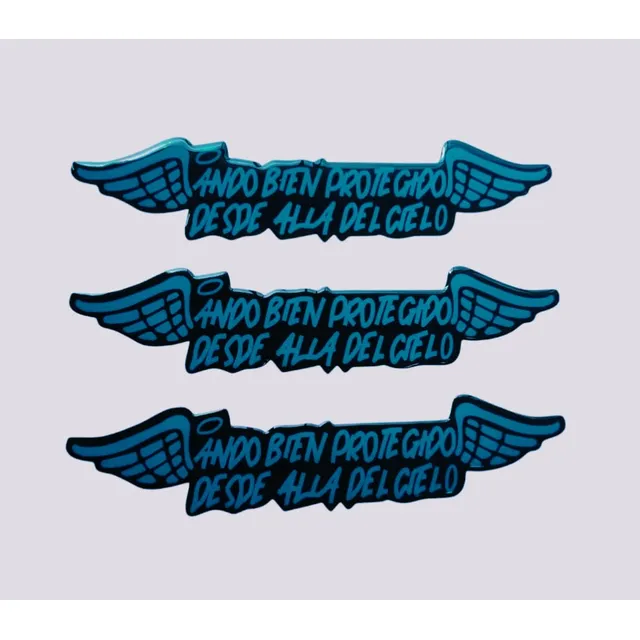 Stickers Decorativo Auto/moto Pack 3 Pzas 20x4.5cm