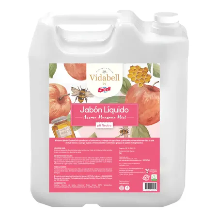 Jabón Líquido Aroma Manzana Miel 5 Litros Excell