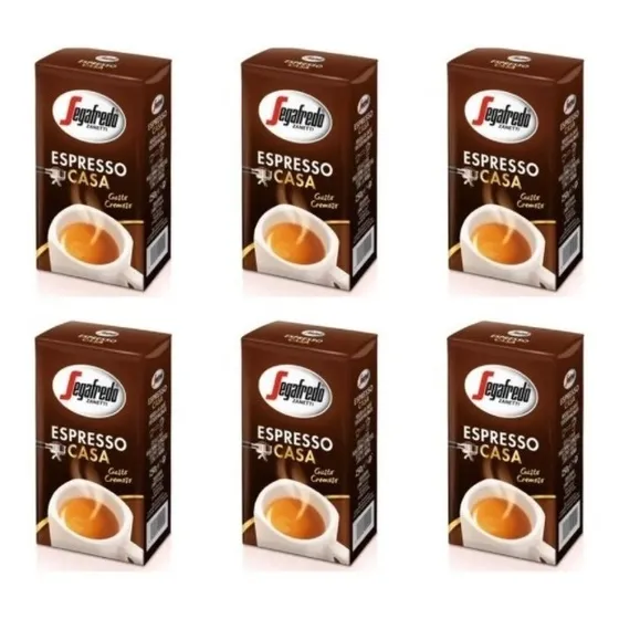 Cafe Molido 6 X 250gr Espresso Casa Segafredo Zanetti