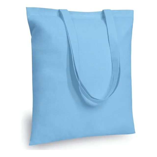 Bolsas De Tela Azul Bebé, 40x38 Cm, Paquete De 6