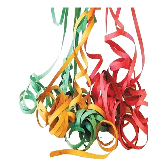 Kit 50 Rolos Serpentina Festa Carnaval Ano Reveillon Cor Sortidos