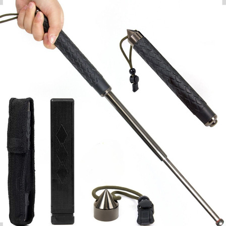 Bastão Cacetete Retátil Tático Com Coldre Original Americana Bastão Cacetete Retátil Tático Com Coldre Original Americana