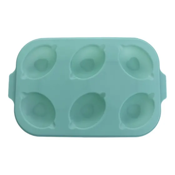 Molde Silicona Forma Limon 6 Cavidad Antiadherente 3d Para