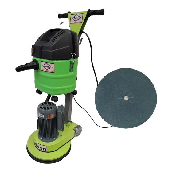 Pulidora Para Pisos De Madera Con Aspiración De Polvillo 