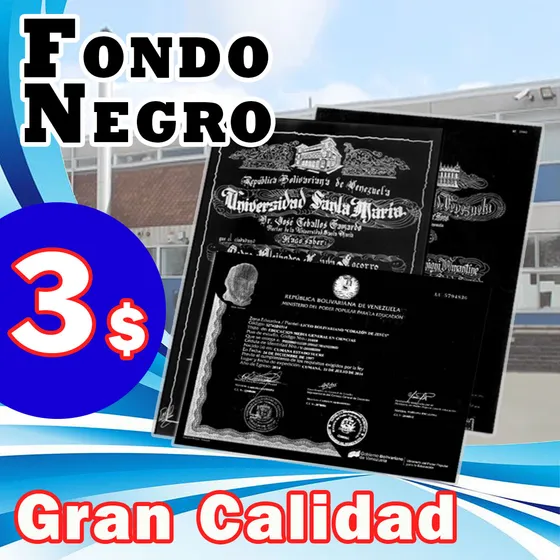 Fondo Negro Impreso En Papel Fotográfico Carta Brillante