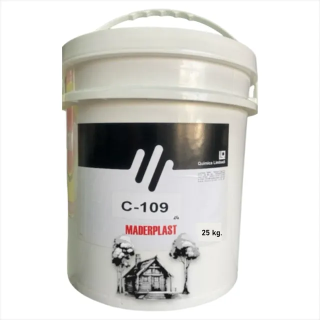 Adhesivo Vinilico Maderplast  P/calafateo De Cabañas X 25 Kg
