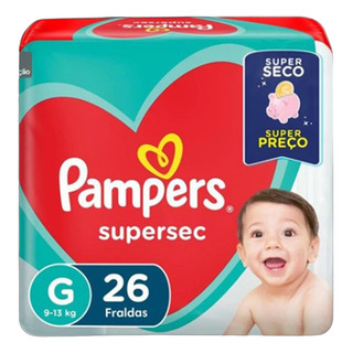 Fralda Pampers Supersec G 26 Unidades Fralda Pampers Supersec G 26 Unidades