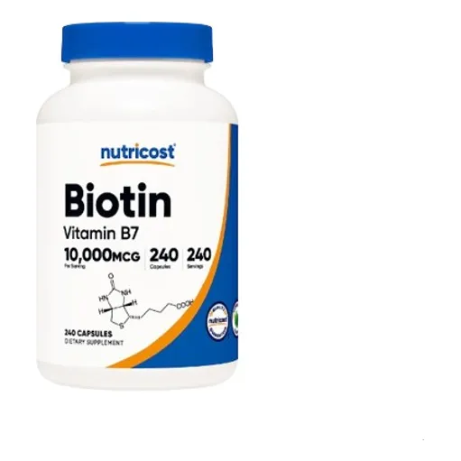 Nutricost Biotin (vitamina B7) 240 Cápsulas
