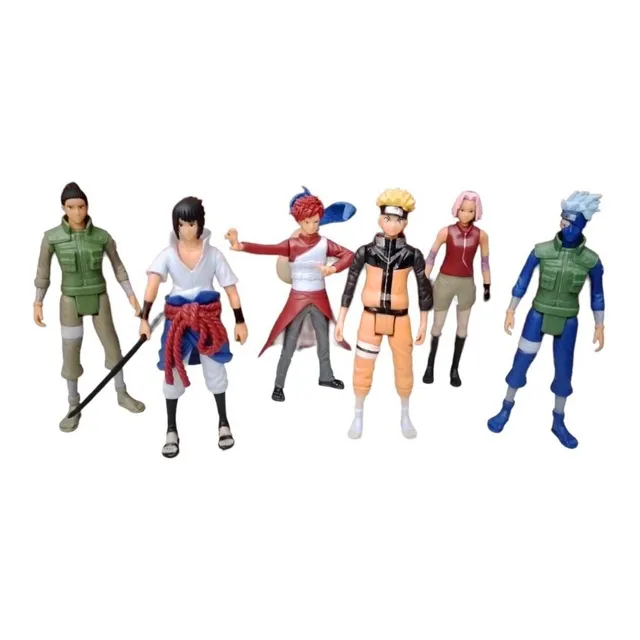  Juguete Naruto Figuras Set De 6 Muñecos