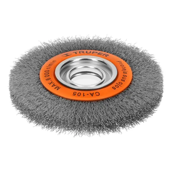 Cepillo Alambre Circular Ondulado 6  Truper 6000rpm 7/8  Esp