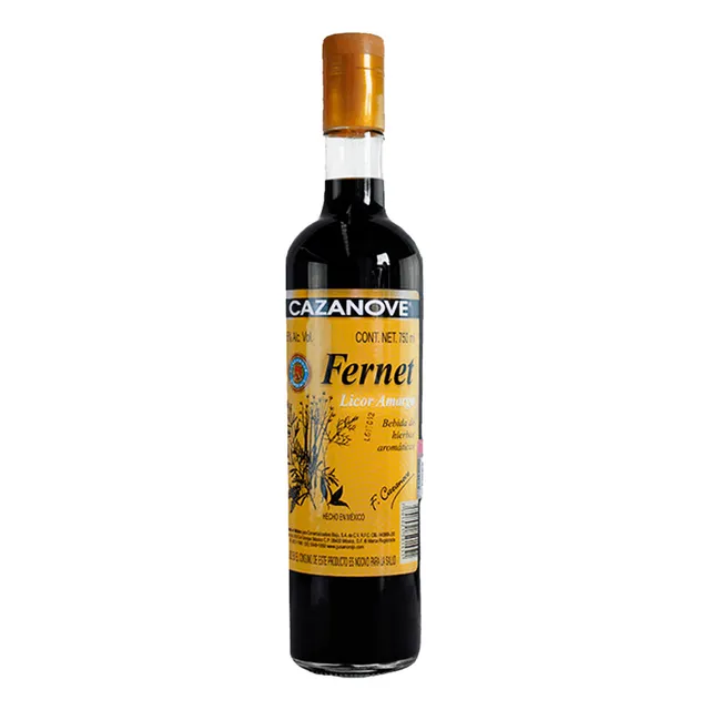 Pack De 4 Licor Fernet Cazanove 750 Ml