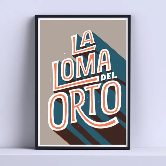 Cuadro La Loma Del Orto 30x40cm List P Colgar