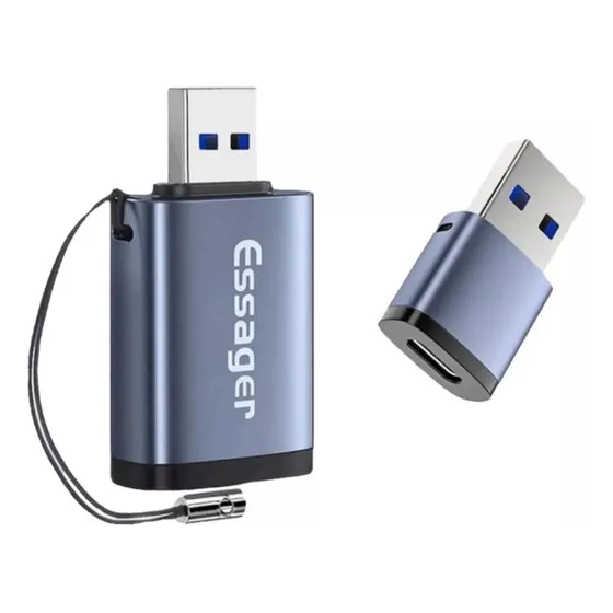 Adaptador de enchufe USB C hembra a USB 3.0 macho Essager