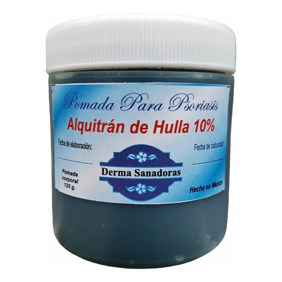 Pomada Psoriasis Alquitrán De Hulla 10% 120g Alquitran De Hulla