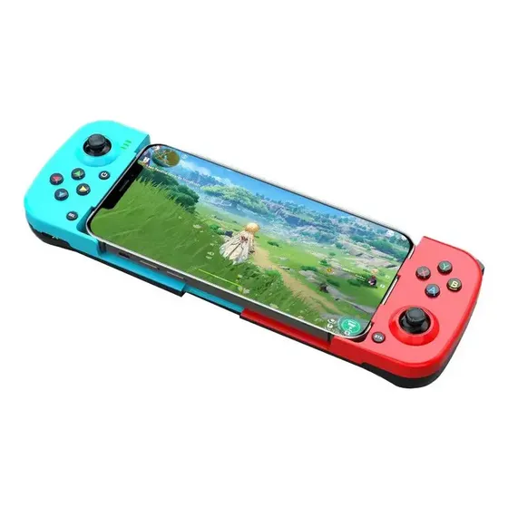 Gamepad Bluetooth 5.0 Fonkiidokii D3 Para Android/ios Red And Bule