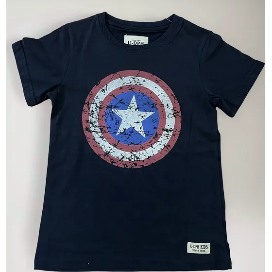 Camisa Para Niño Original Capitán América Algodón