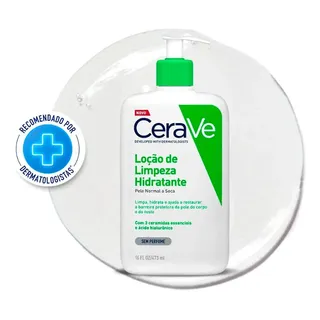 Loção De Limpeza Hidratante Para Pele Normal A Seca Cerave 473ml Não Possui