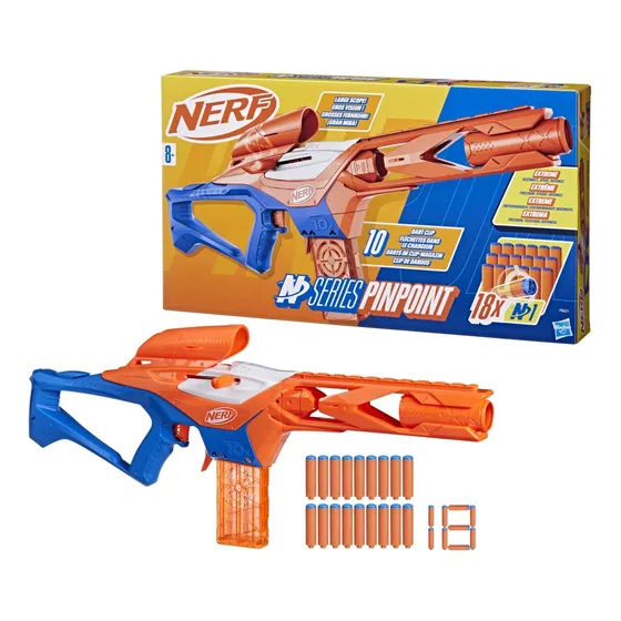 Blaster Nerf N Series Pinpoint Con 18 Dardos Para Niños Mayo