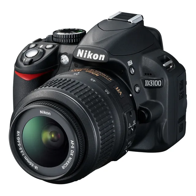 Nikon D3100 Incluye 2 Lentes (18-55mm, 55-200mm)