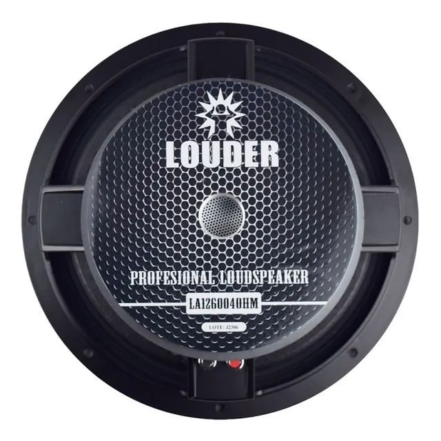 Bocina 12 Pulgadas P/ Bafles Line Array X Pieza 4ohm Color Negro