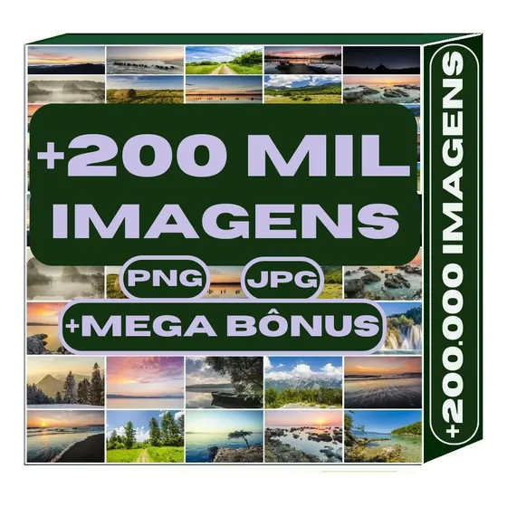 Mega Pacote 200 Mil Imagens Png/jpg De Alta Resolução +bônus