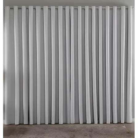 Cortina Blackout Em Tecido 3,00x2,80 Corta Luz Cor Gelo Branco