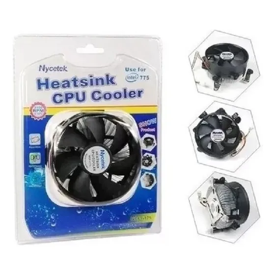 Fan Cooler  Ventilador Para Procesador Cpu Intel 775 Nycetek