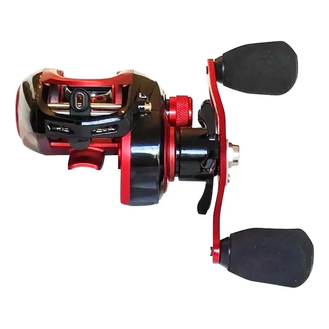 Reel Pesca Rotativo Bajo Perfil Señuelo Baitcasting Galleta