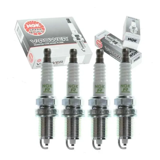 4 Pc Ngk V-power Scupss Compatible Con Kia Soul 2.0l L L