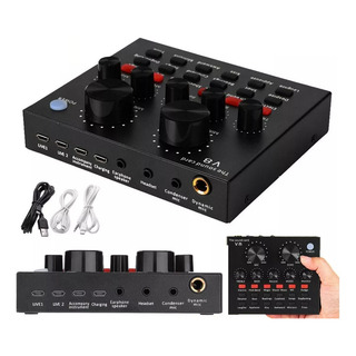 Mesa De Sonido Mini Usb 12 Efectos Studio Mesa De Sonido Mini Usb 12 Efectos Studio
