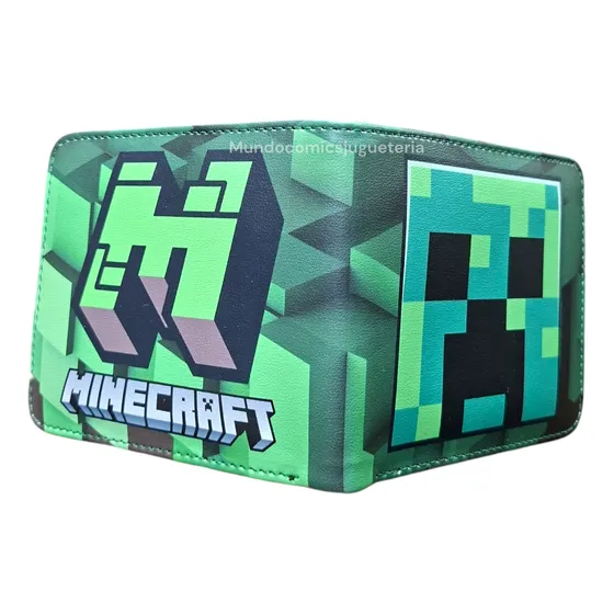 Billetera Infantil Unisex De Minecraft Creeper