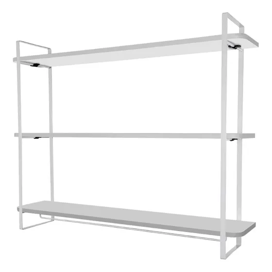 Expositor De Troféus Suporte De Medalhas Prateleira Elite Cor Branco/branco