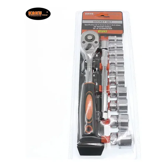 Juego De Dados Ratchet 3/8 12 Piezas Milimetricas Kaku