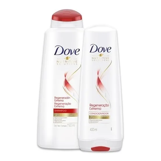 Dove Shampoo 750ml + Aco 400ml Regeneracion