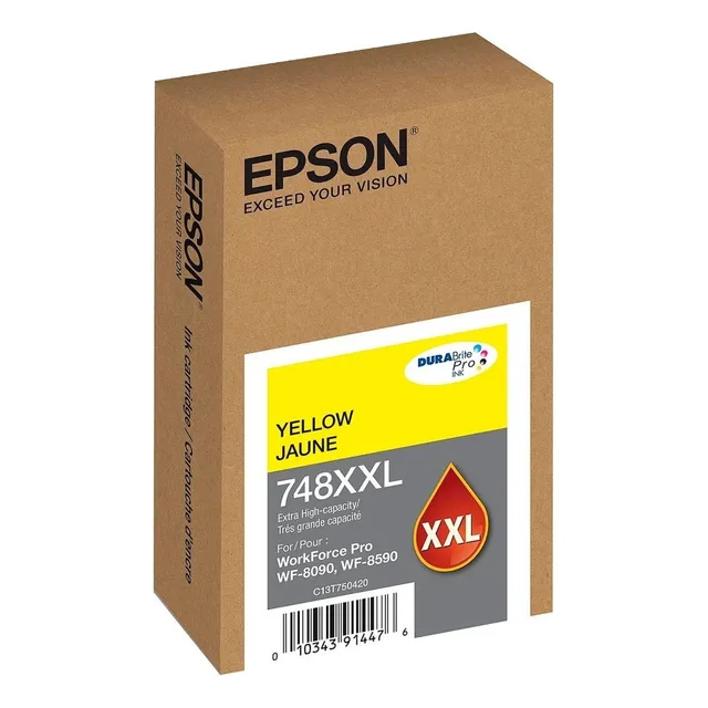 Epson T748xxl Cartucho De Tinta Color Amarillo