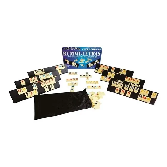 Juego De Mesa Rummi-letras Original Incluye Tula De Lona