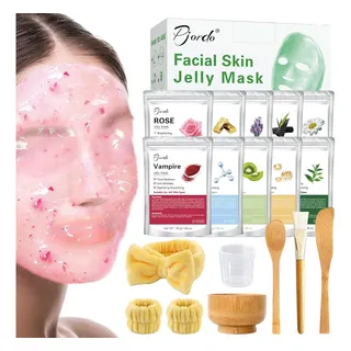 Máscara De Gelatina Profesional Para Tratamientos Faciales, Máscara De Gelatina Profesional Para Tratamientos Faciales,