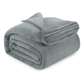 Blanket Utopia Bedding, Forro Polar De Franela, Color Gris F Blanket Utopia Bedding, Forro Polar De Franela, Color Gris F