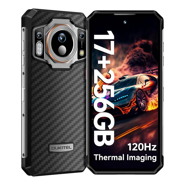 Celular Oukitel Wp21 Ultra Dual Sim 256gb+17gb Rom Smartphone Con Cámara Termográfica 66w Rápida Carga Nfc/gps