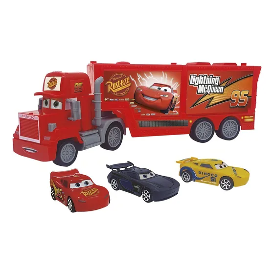 Cars Camion Mack Deluxe A Fricción + Rayo Cruz Storm Ditoys Color Multicolor Personaje Cars