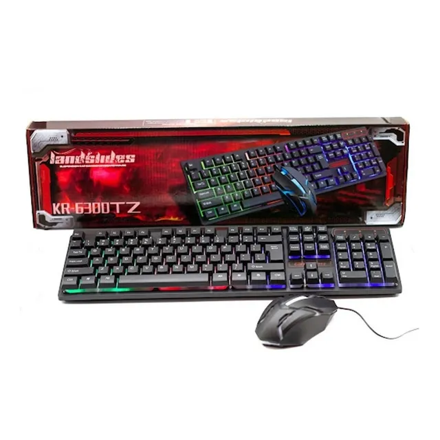 Kit Gamer Teclado + Mouse Gaming Retroiluminado 