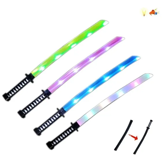 Espada Sable Ninja Con Luces Y Sonidos Juguete Niños 