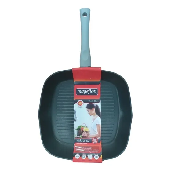 Asador Vulcano 28cm Magefesa Mageflon