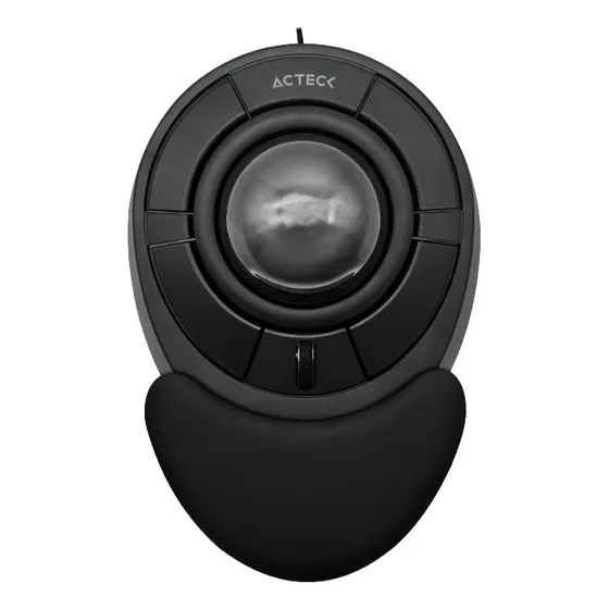 Mouse Ergonómico Acteck Trackball Art X Mi787 Alámbrico